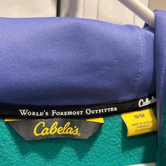 Women’s Cabelas Hoodie Full Zip Hoodie Green Medium - Picture 3 of 11